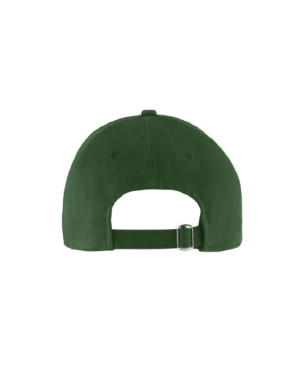 Gorra color verde con marcaje color